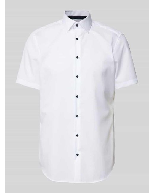 Christian Berg Men Regular Fit Business-Hemd in White für Herren
