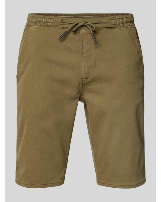 Blend Korte Slim Fit Broek Met Tunnelkoord in het Green voor heren