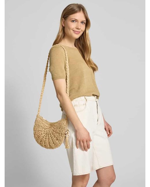 Barts Metallic Handtasche mit Label-Detail Modell 'Theros'