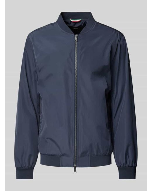 Cinque Blouson Mit Zweiwege-Reißverschluss Modell 'Rapid' in Blue für Herren