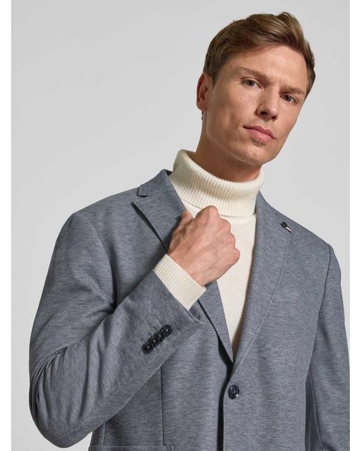 Bugatti Regular Fit 2-Knoops Colbert Met Reverskraag in het Gray voor heren