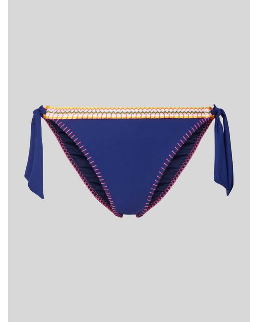 Banana Moon Bikinibroekje Met Vetersluiting Opzij in het Blue