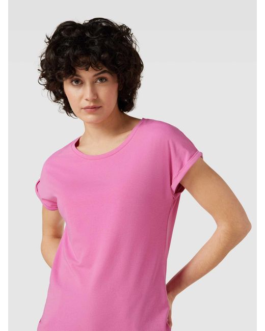 B.Young T-shirt Met Ronde Hals in het Pink