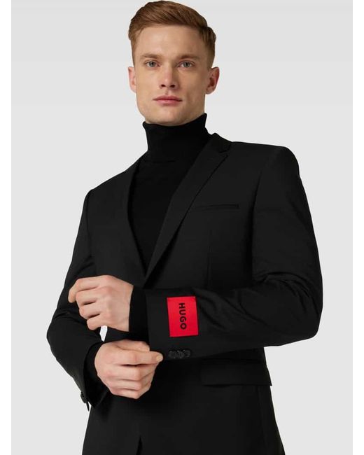 HUGO Anzug aus Schurwoll-Mix Modell 'ARTI/HESTEN' in Black für Herren