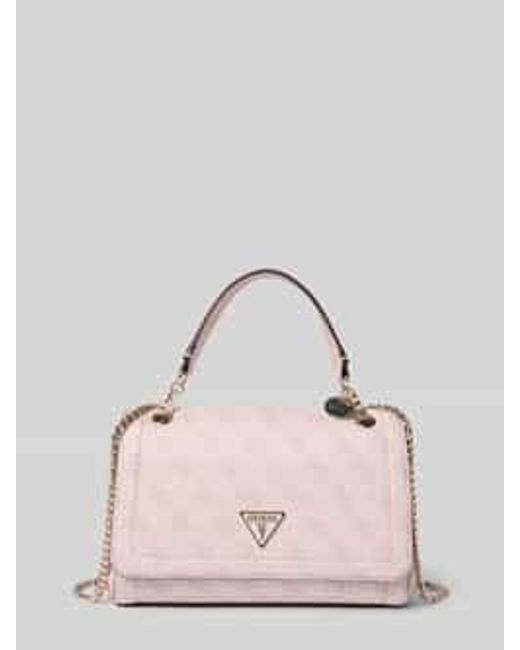 Guess Handtas Met Labelapplicatie in het Pink