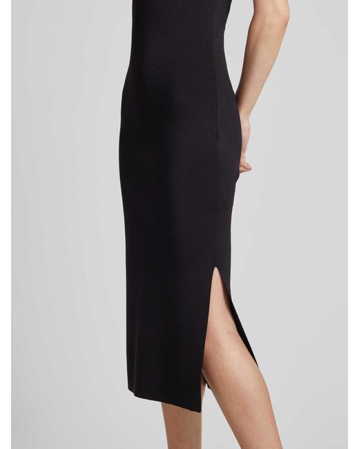 Ted Baker Black Knielanges Kleid in unifarbenem Design Modell 'SHARMAY'