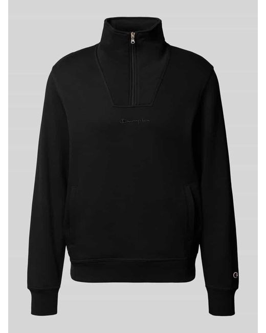 Champion Troyer mit Logo-Stitching und Eingrifftaschen in Black für Herren