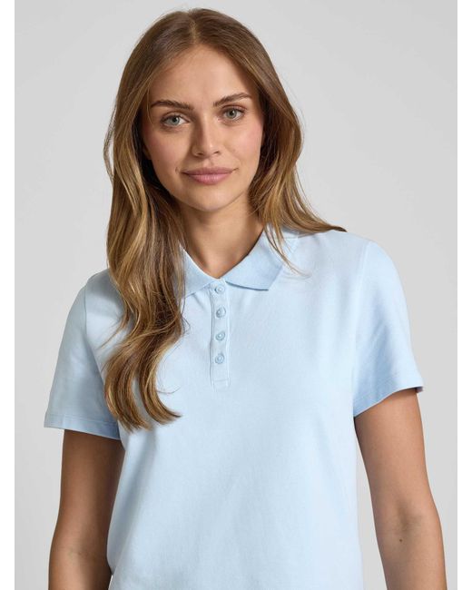 S.oliver Regular Fit Poloshirt Van Katoenmix in het Blue