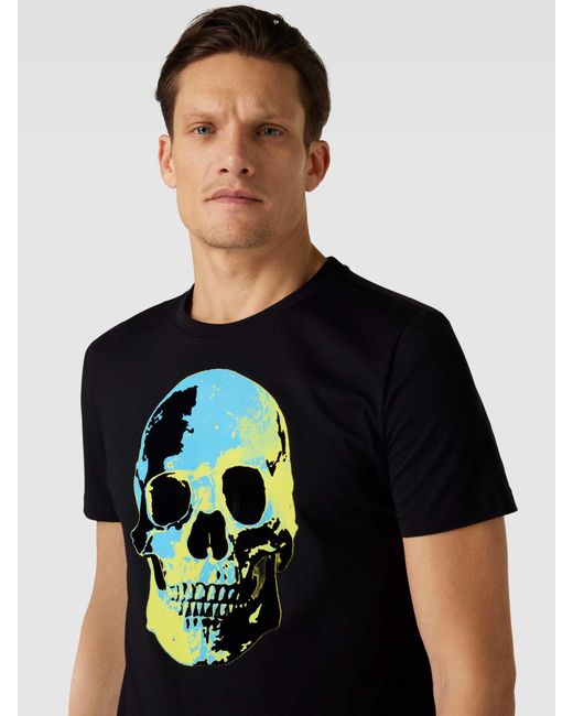 Antony Morato T-shirt Met Motiefprint in het Black voor heren