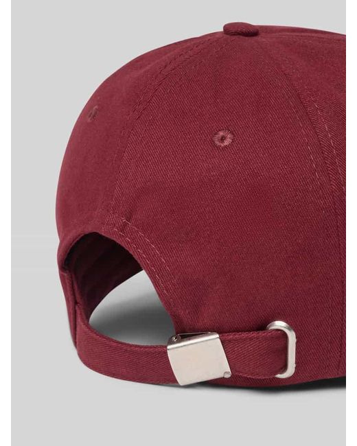 Anine Bing Red Basecap mit Logo-Stitching