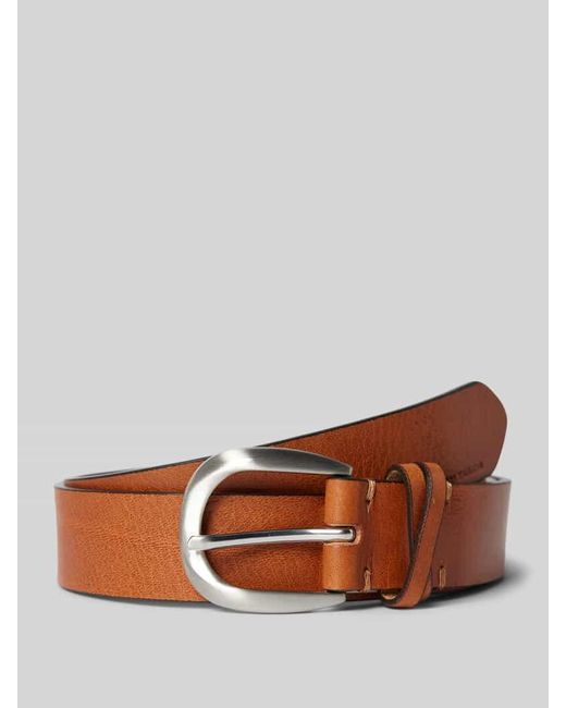 Tom Tailor Brown Gürtel Aus Pflanzlich Gegerbtem Leder