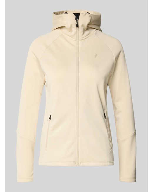 Peak Performance Softshell-Jack Met Capuchon Model 'Rider' in het Natural