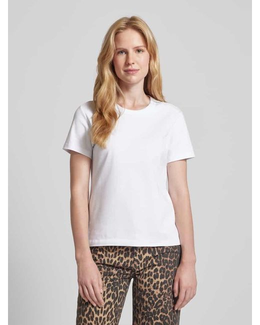 someday. White T-Shirt mit Rundhalsausschnitt Modell 'Keiki'