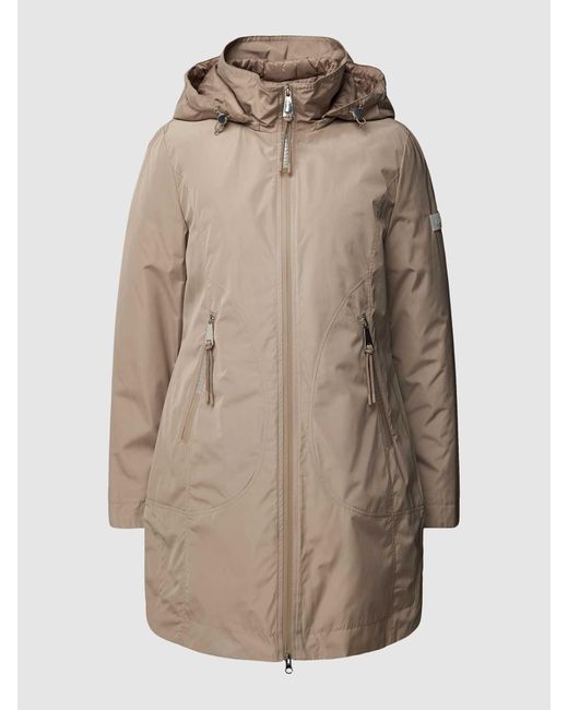 Betty Barclay Natural Parka mit Label-Detail