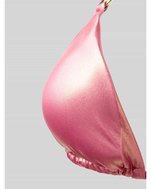 Guess Pink Bikini-Oberteil in Triangel-Form