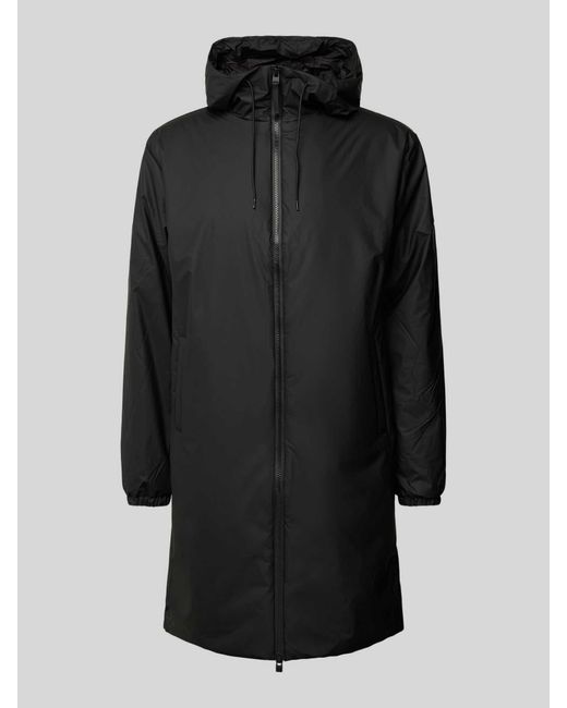 Rains Extra Lang Jack, Model 'Lohja' in het Black voor heren