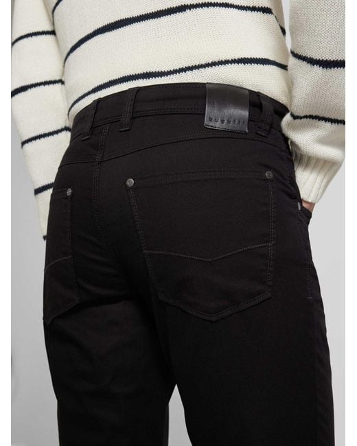 Bugatti Regular Fit Chino in het Black voor heren