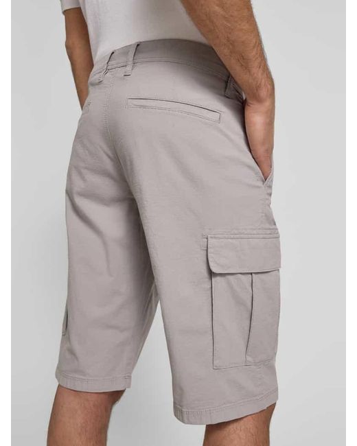 S.oliver Relaxed Fit Cargo-Bermudas aus Baumwoll-Elasthan-Mix in Gray für Herren