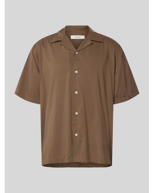 SELECTED Casual Overhemden in het Brown voor heren