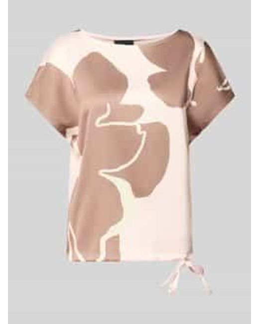 S.oliver Loose Fit T-Shirt Van Viscosemix in het Pink