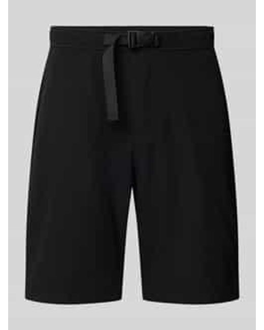 JAKE*S STUDIO MEN Korte Broek Met Riem En Achterzakken in het Black voor heren