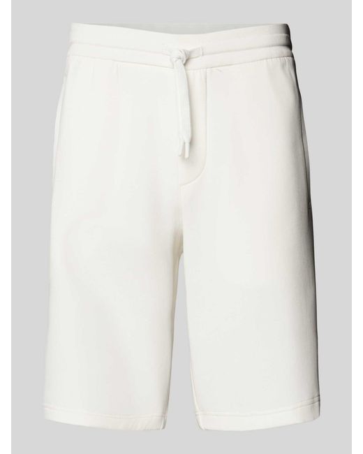 ARMANI EXCHANGE Sweatshorts Met Elastische Band in het White voor heren
