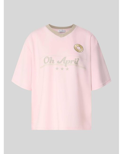 Oh April Teamshirts in het Pink