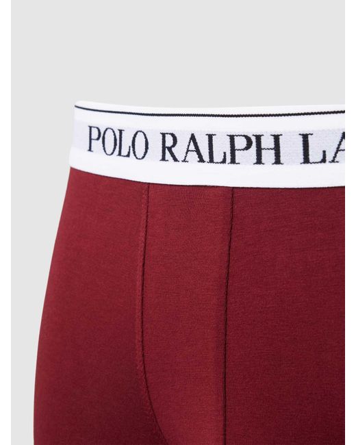Polo Ralph Lauren Boxershort Met Elastische Logoband in het Red voor heren