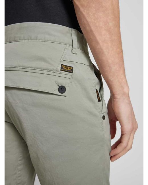PME LEGEND Regular Fit Chino mit Eingrifftaschen Modell 'American classic' in Gray für Herren