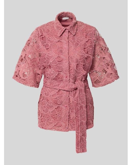 Jake*s Blouses Korte Mouw in het Pink