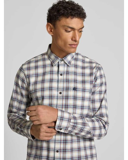 Lerros Freizeithemd mit Knopfleiste in Gray für Herren