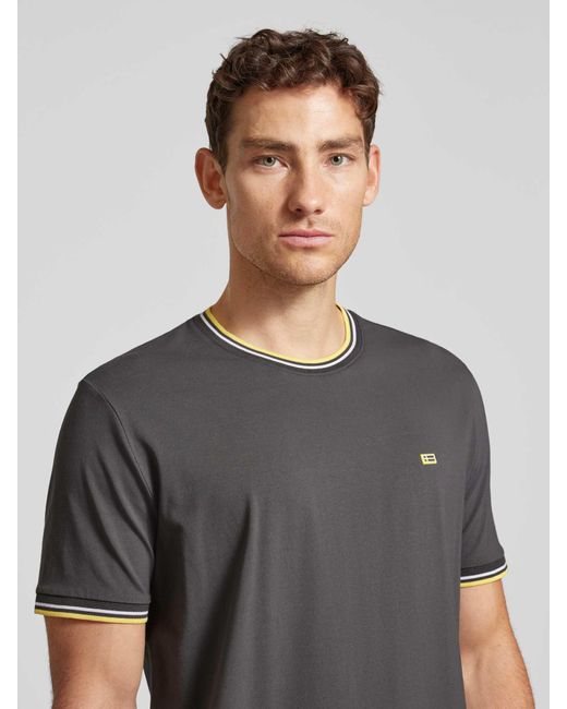Christian Berg Men T-Shirt mit Rundhalsausschnitt in Gray für Herren