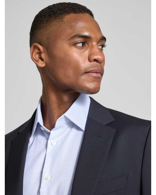 Christian Berg Men Regular Fit Zakelijk Overhemd Met Kentkraag in het White voor heren