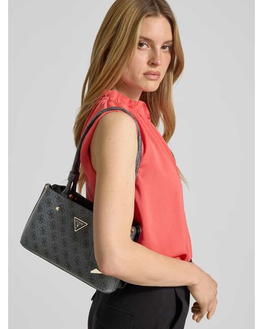 Guess Gray Handtasche mit Tragehenkeln Modell 'MERIDIAN'