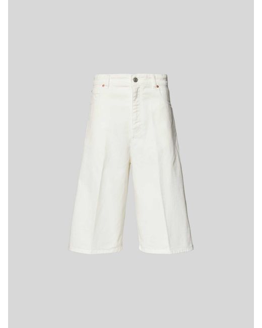 Victoria Beckham White Cropped Jeans im 5-Pocket-Design