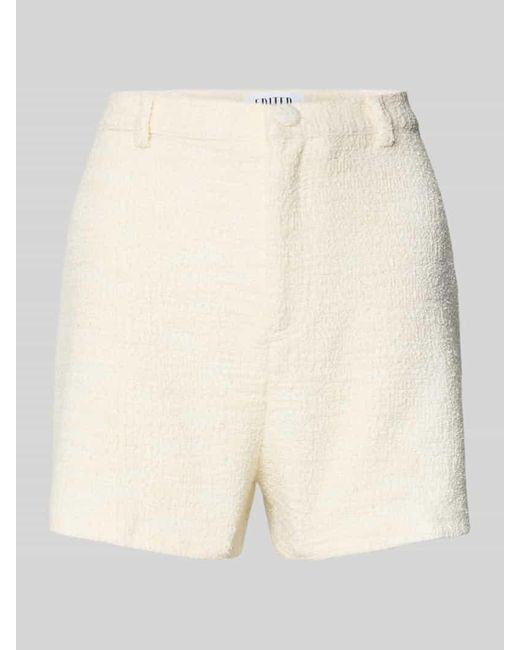 EDITED Natural Bermudas mit seitlicher Eingrifftasche Modell 'Barbara'
