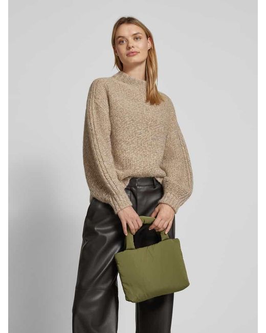 Studio Noos Green Handtasche mit Label-Detail Modell 'Puffy'
