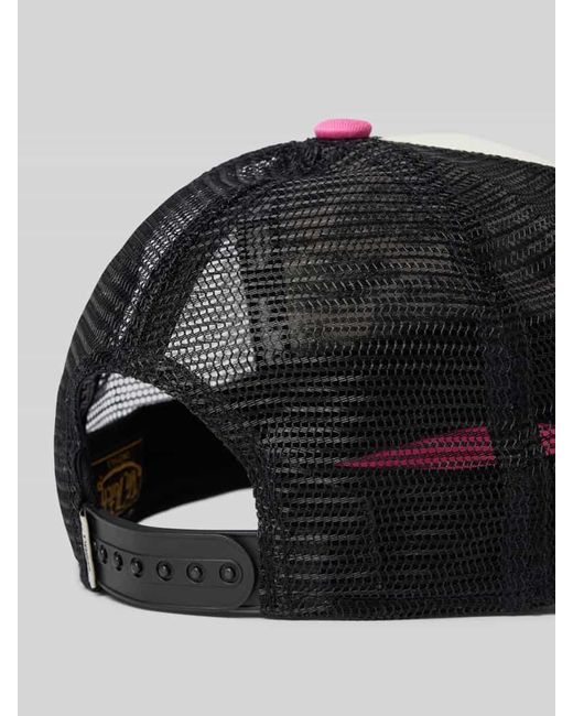 Von Dutch Trucker Cap mit Label-Patch Modell 'BOSTON' in Pink für Herren