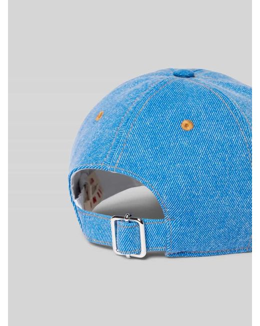 Marni Base Cap mit Logo-Stitching in Blue für Herren
