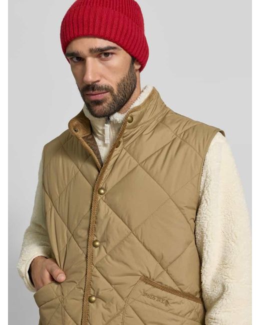 Polo Ralph Lauren Weste mit Stehkragen in Natural für Herren