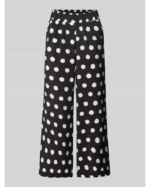 S.oliver White Loose Fit Culotte aus Viskose-Mix