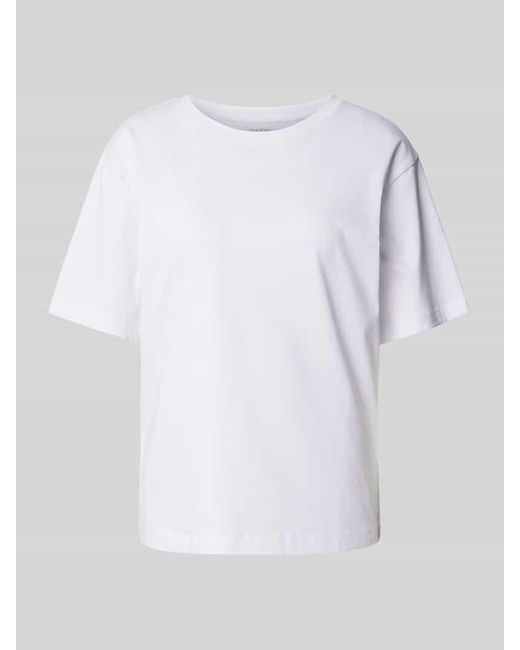 Jake*s White Oversized T-Shirt mit überschnittenen Schultern