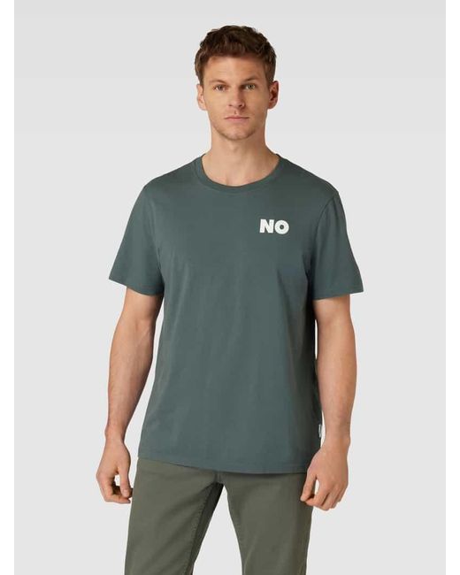 ARMEDANGELS T-Shirt mit Statement-Print in Green für Herren