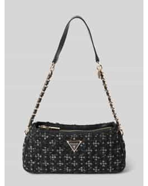 Guess Handtas Met Labelapplicatie in het Black