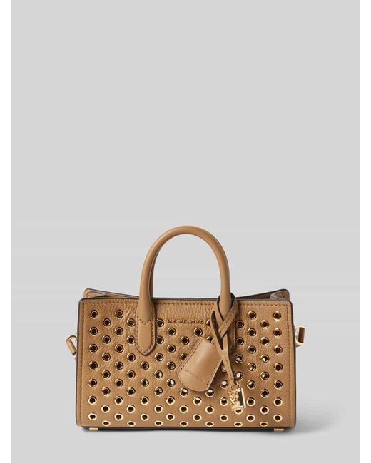 MICHAEL Michael Kors Metallic Handtasche Mit Label-Applikation Modell 'Scarlett'