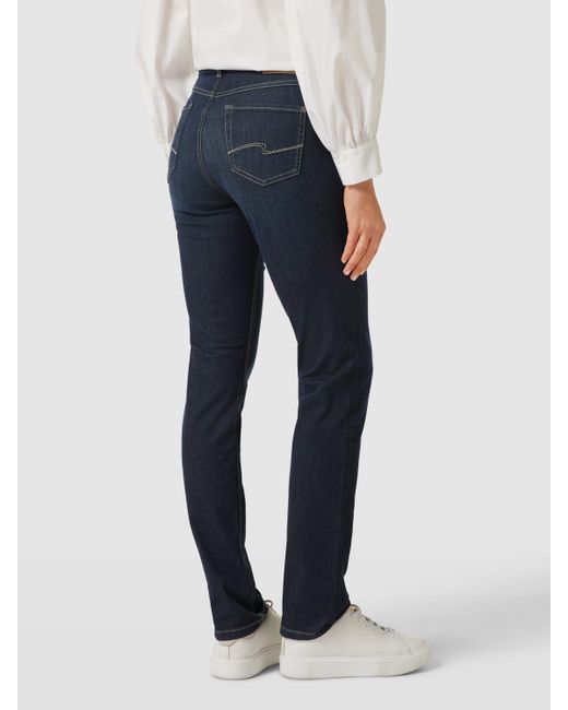 ANGELS Jeans Met Labeldetails, Model 'cici' in het Blauw | Lyst NL