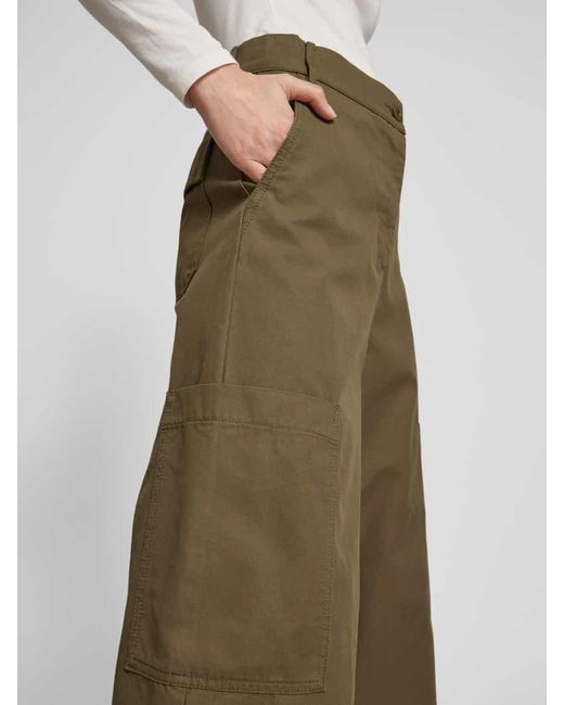 Weekend by Maxmara Green Hose Mit Cargotaschen Modell 'Quiz'