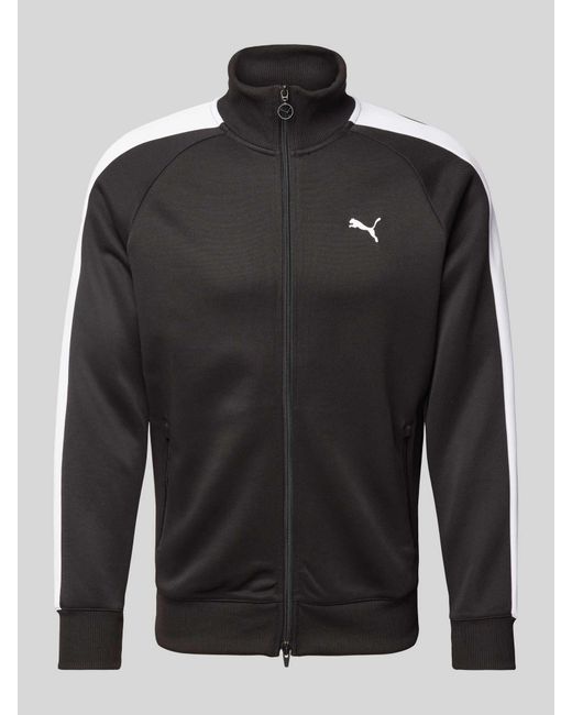 PUMA Trainingsjack Met Labelstitching in het Black voor heren