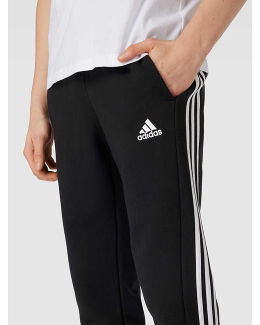 Adidas Sweatpants Met Labelstitching in het Black voor heren