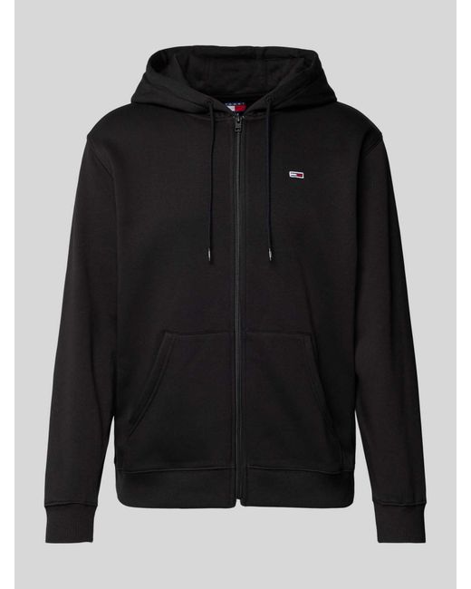 Tommy Hilfiger Regular Fit Sweatjack Met Capuchon in het Black voor heren
